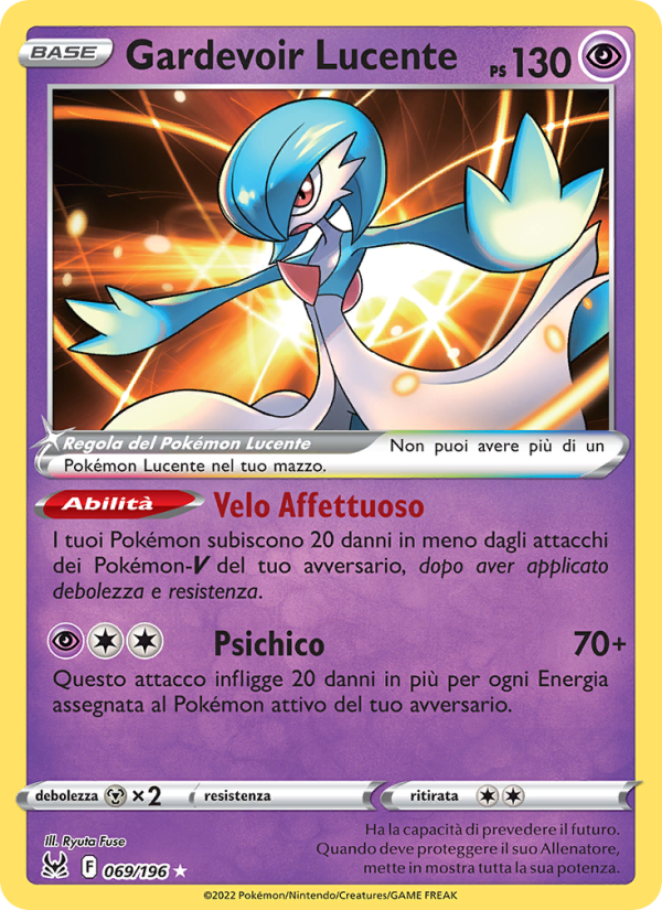 Gardevoir Lucente 069/247 — Lost Origin (Italian Pokémon TCG card)