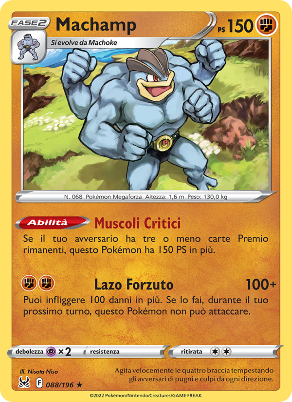 Machamp 088/247 — Lost Origin (Italian Pokémon TCG card)