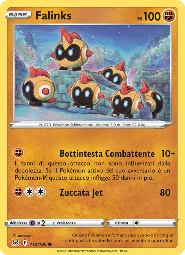 Falinks 110/247 — Lost Origin (Italian Pokémon TCG card)