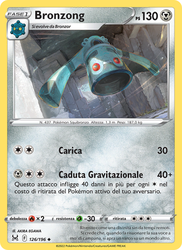 Bronzong 126/247 — Lost Origin (Italian Pokémon TCG card)