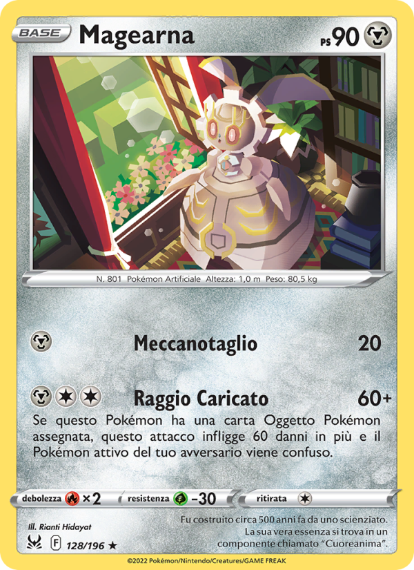 Magearna 128/247 — Lost Origin (Italian Pokémon TCG card)