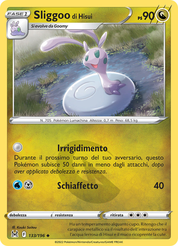 Sliggoo di Hisui 133/247 — Lost Origin (Italian Pokémon TCG card)