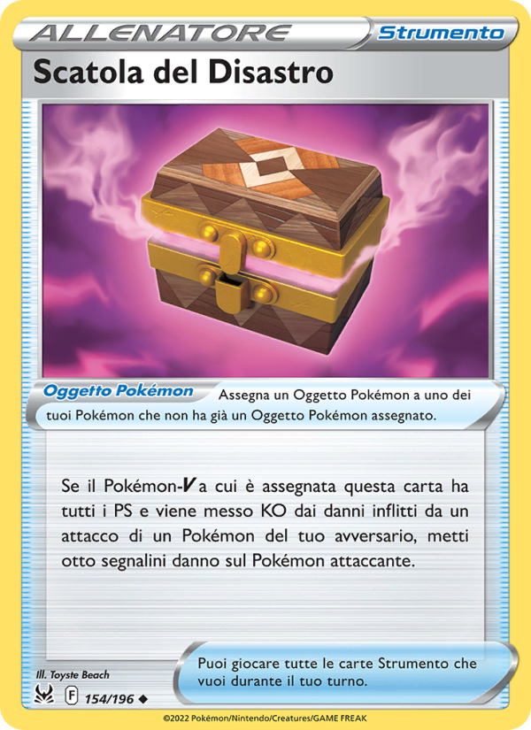 Scatola del Disastro 154/247 — Lost Origin (Italian Pokémon TCG card)