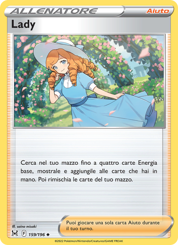 Lady 159/247 — Lost Origin (Italian Pokémon TCG card)