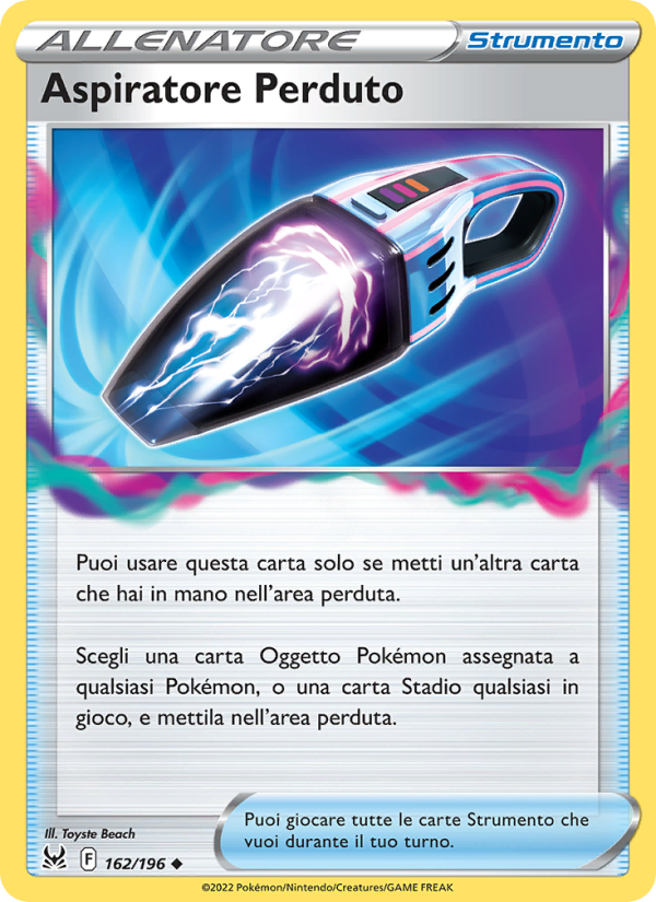 Aspiratore Perduto 162/247 — Lost Origin (Italian Pokémon TCG card)