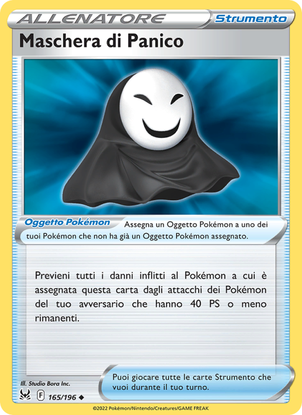Maschera di Panico 165/247 — Lost Origin (Italian Pokémon TCG card)