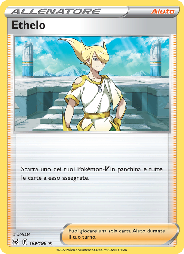 Ethelo 169/247 — Lost Origin (Italian Pokémon TCG card)