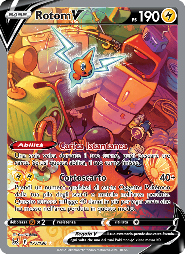 Rotom V 177/247 — Lost Origin (Italian Pokémon TCG card)