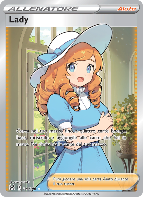 Lady 193/247 — Lost Origin (Italian Pokémon TCG card)