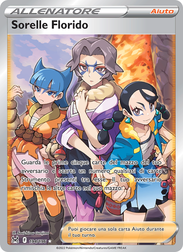 Sorelle Florido 194/247 — Lost Origin (Italian Pokémon TCG card)