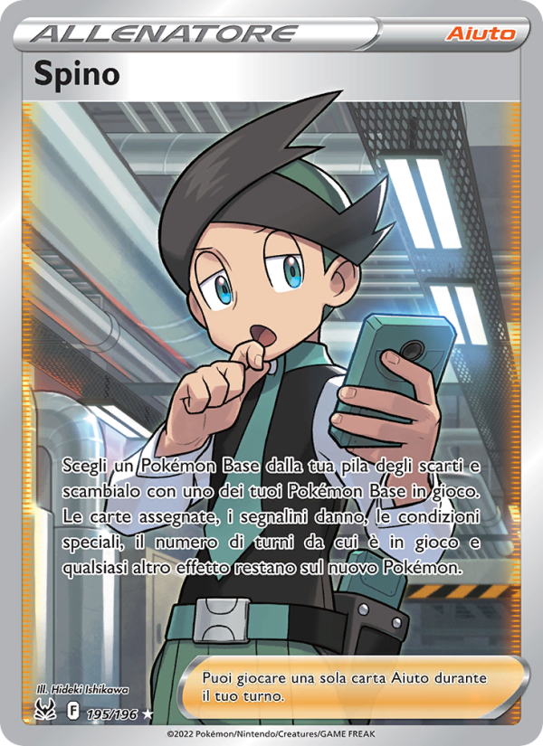 Spino 195/247 — Lost Origin (Italian Pokémon TCG card)