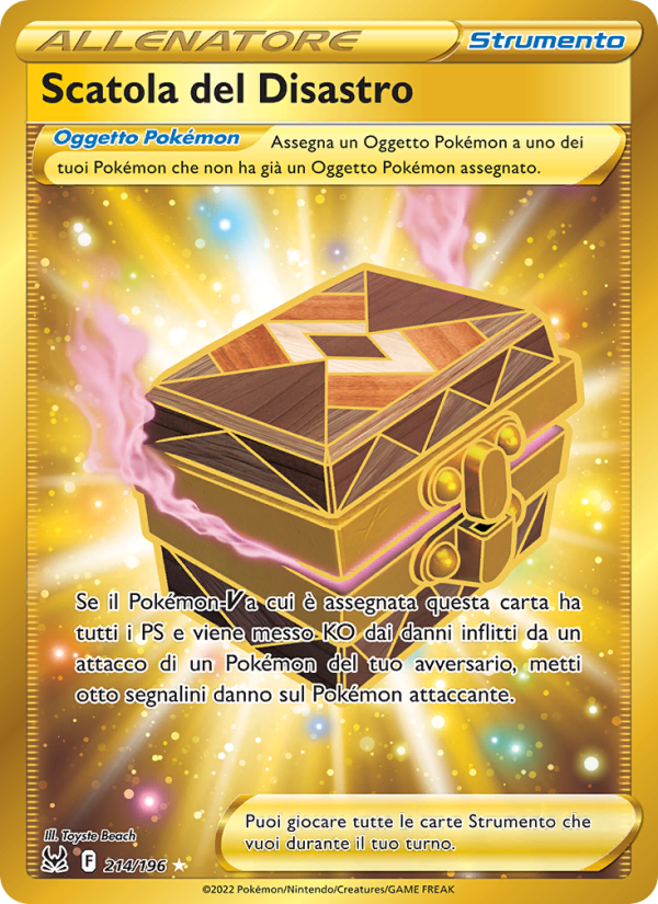 Scatola del Disastro 214/247 — Lost Origin (Italian Pokémon TCG card)
