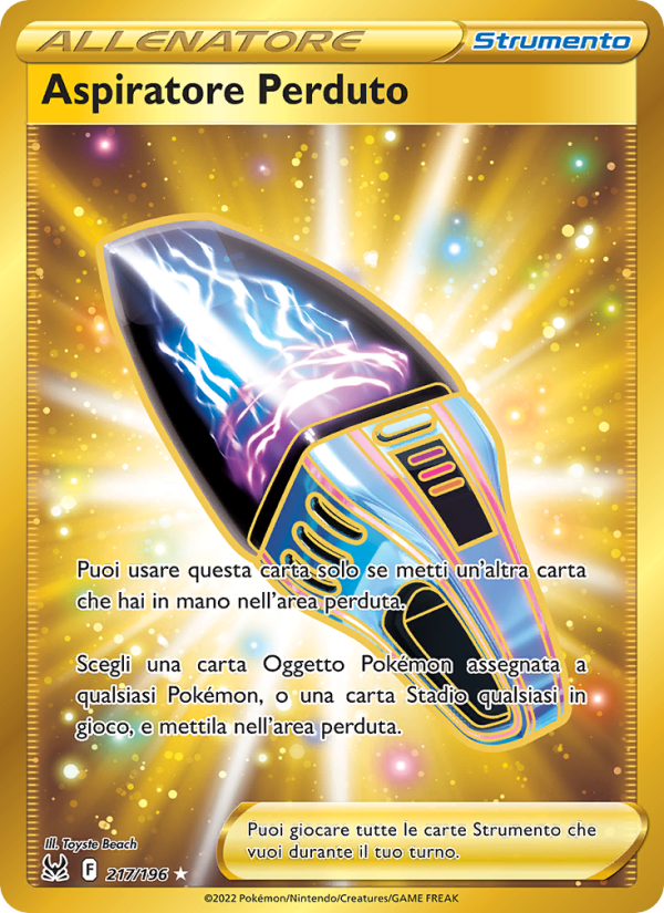 Aspiratore Perduto 217/247 — Lost Origin (Italian Pokémon TCG card)