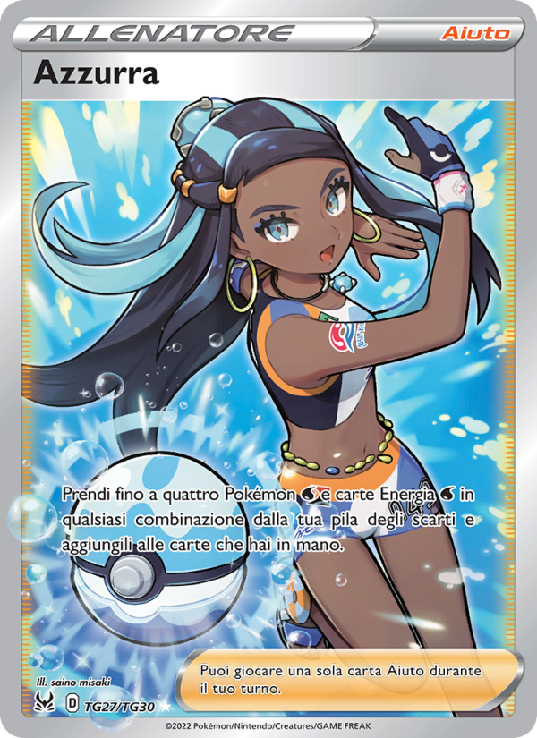 Azzurra TG27 — Lost Origin (Italian Pokémon TCG card)
