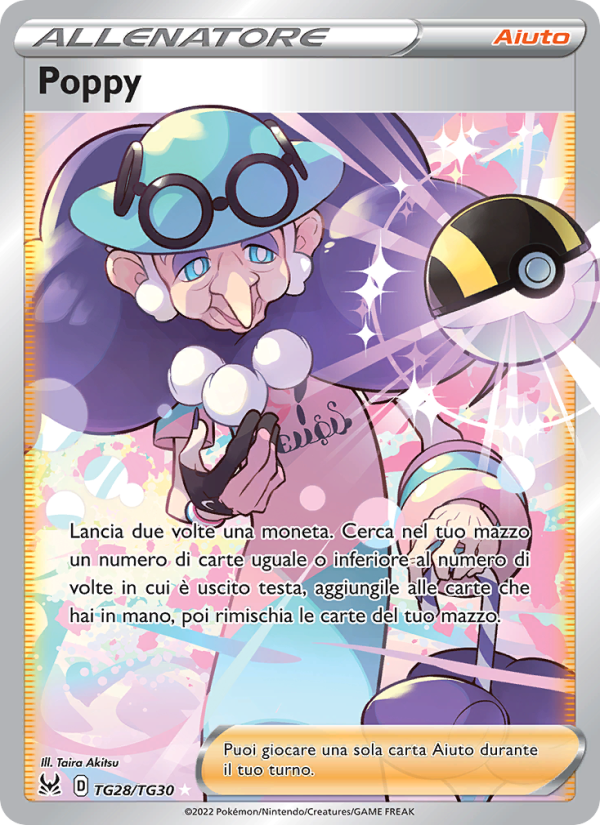 Poppy TG28 — Lost Origin (Italian Pokémon TCG card)