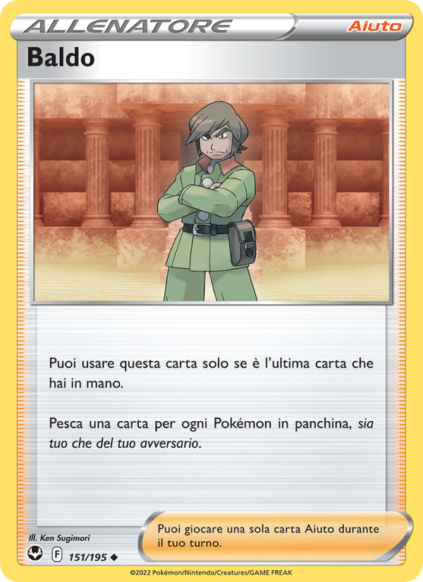 Baldo 151/245 — Silver Tempest (Italian Pokémon TCG card)