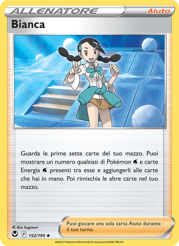 Bianca 152/245 — Silver Tempest (Italian Pokémon TCG card)