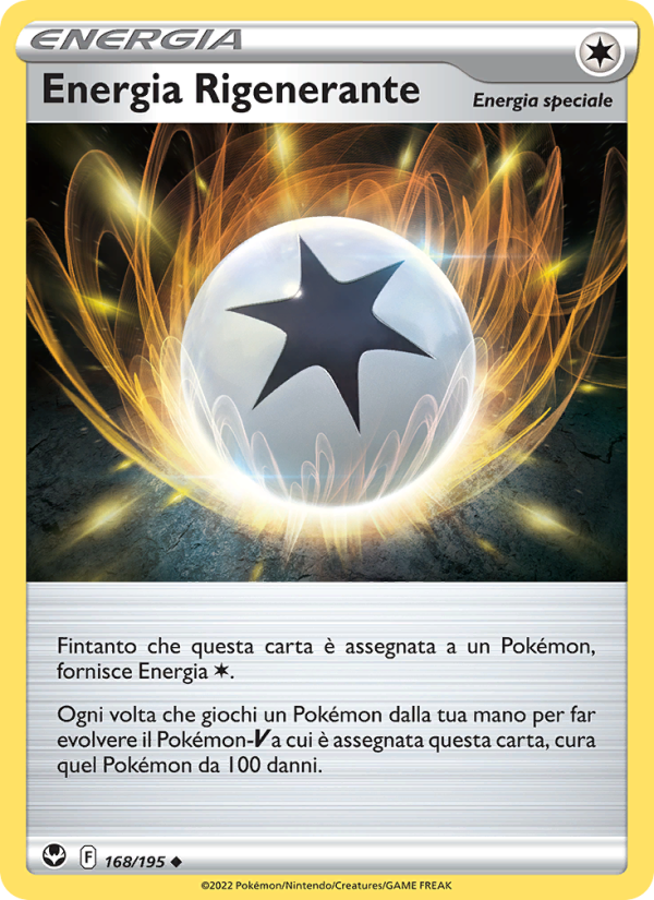 Energia Rigenerante 168/245 — Silver Tempest (Italian Pokémon TCG card)