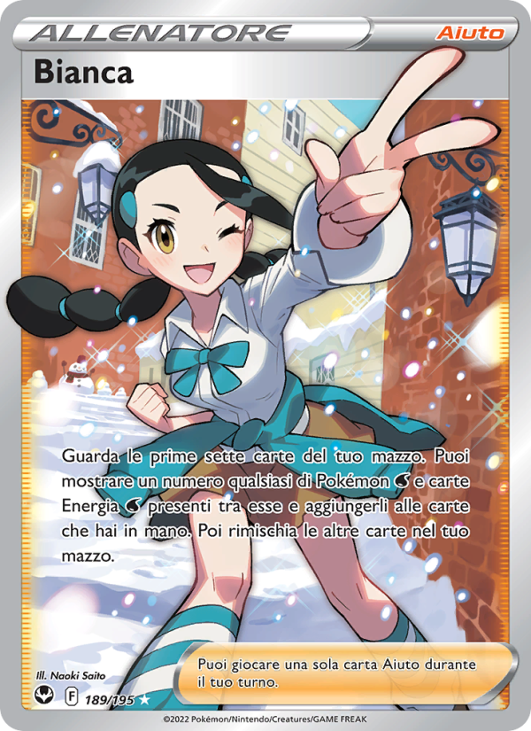 Bianca 189/245 — Silver Tempest (Italian Pokémon TCG card)