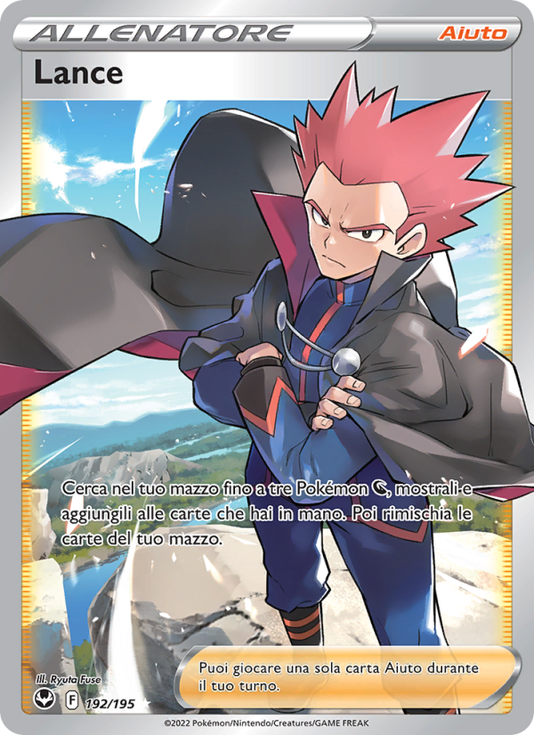Lance 192/245 — Silver Tempest (Italian Pokémon TCG card)