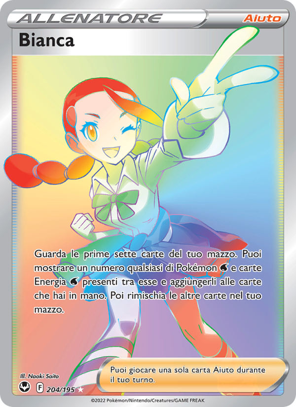 Bianca 204/245 — Silver Tempest (Italian Pokémon TCG card)