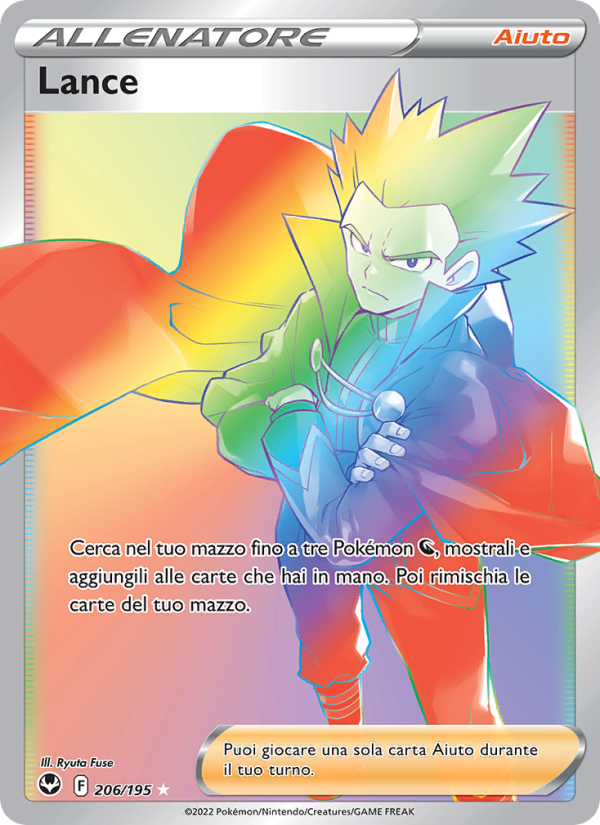 Lance 206/245 — Silver Tempest (Italian Pokémon TCG card)