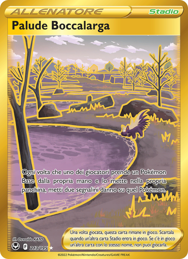 Palude Boccalarga 213/245 — Silver Tempest (Italian Pokémon TCG card)