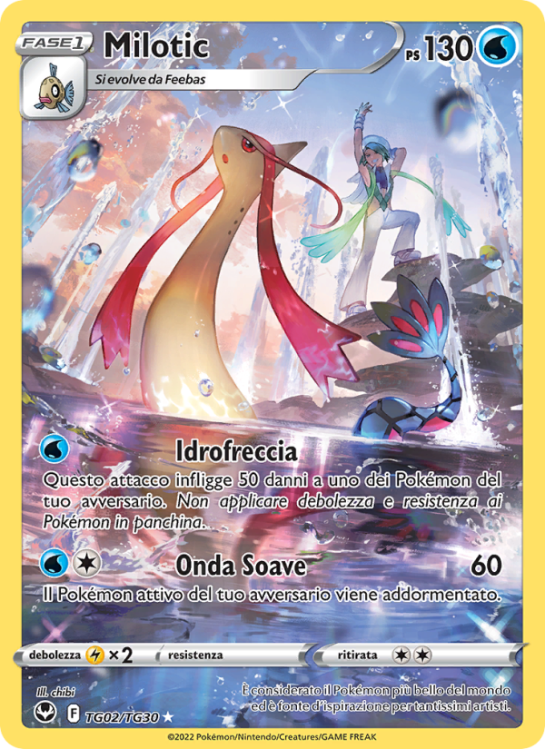 Milotic TG02 — Silver Tempest (Italian Pokémon TCG card)