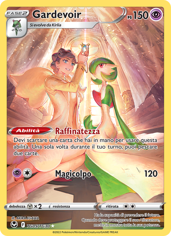 Gardevoir TG05 — Silver Tempest (Italian Pokémon TCG card)