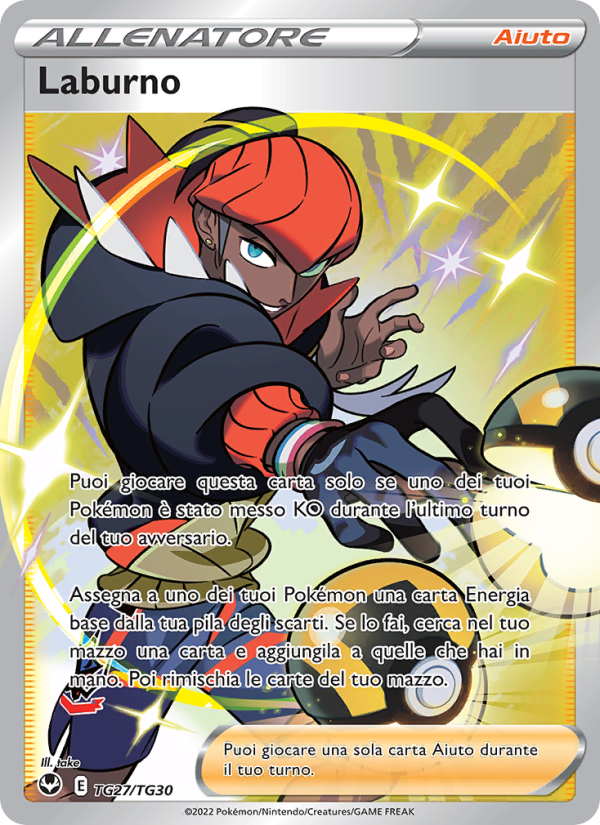 Laburno TG27 — Silver Tempest (Italian Pokémon TCG card)