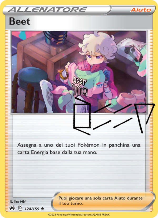 Beet 124/230 — Crown Zenith (Italian Pokémon TCG card)