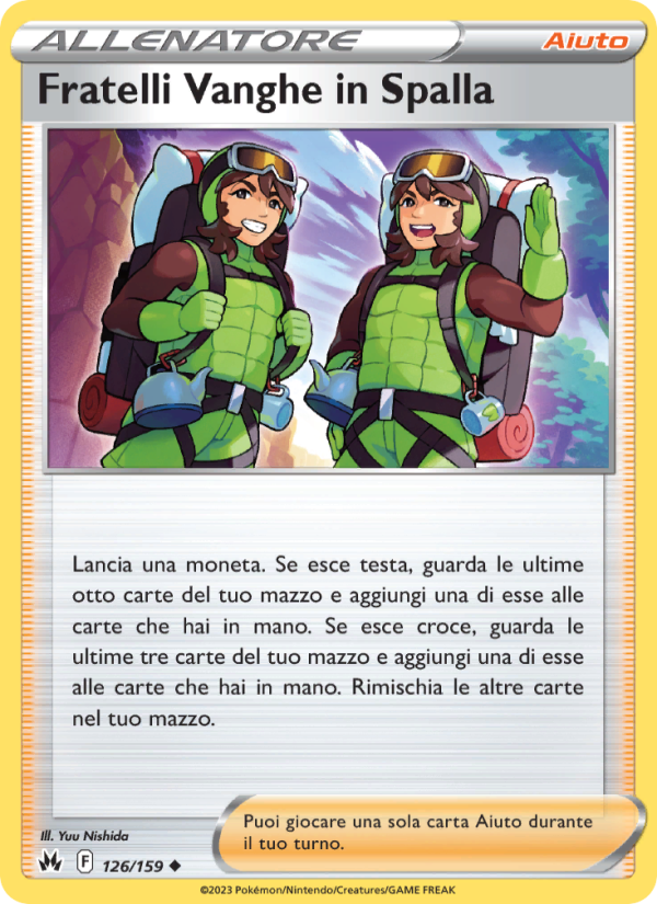 Fratelli Vanghe in Spalla 126/230 — Crown Zenith (Italian Pokémon TCG card)
