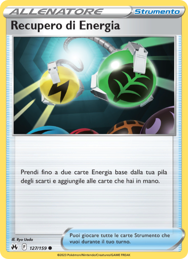 Recupero di Energia 127/230 — Crown Zenith (Italian Pokémon TCG card)