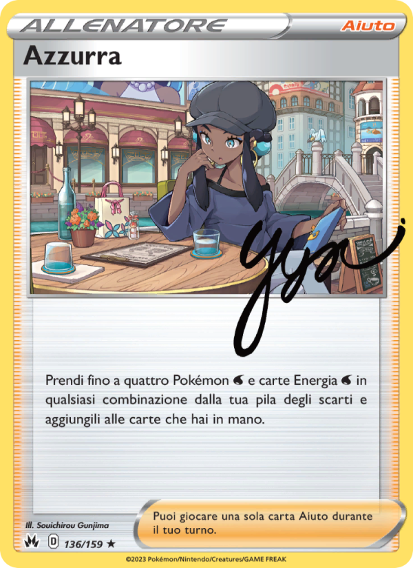 Azzurra 136/230 — Crown Zenith (Italian Pokémon TCG card)