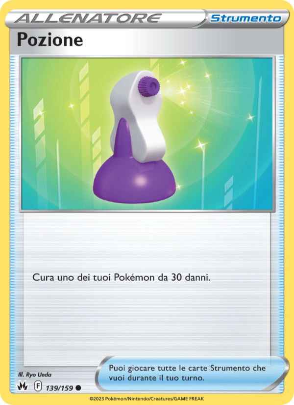 Pozione 139/230 — Crown Zenith (Italian Pokémon TCG card)