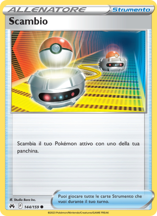 Scambio 144/230 — Crown Zenith (Italian Pokémon TCG card)