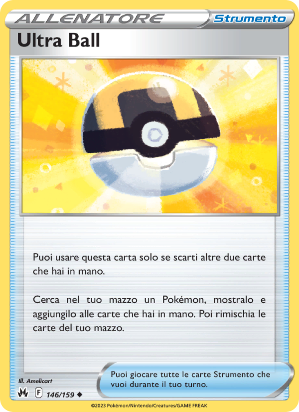 Ultra Ball 146/230 — Crown Zenith (Italian Pokémon TCG card)