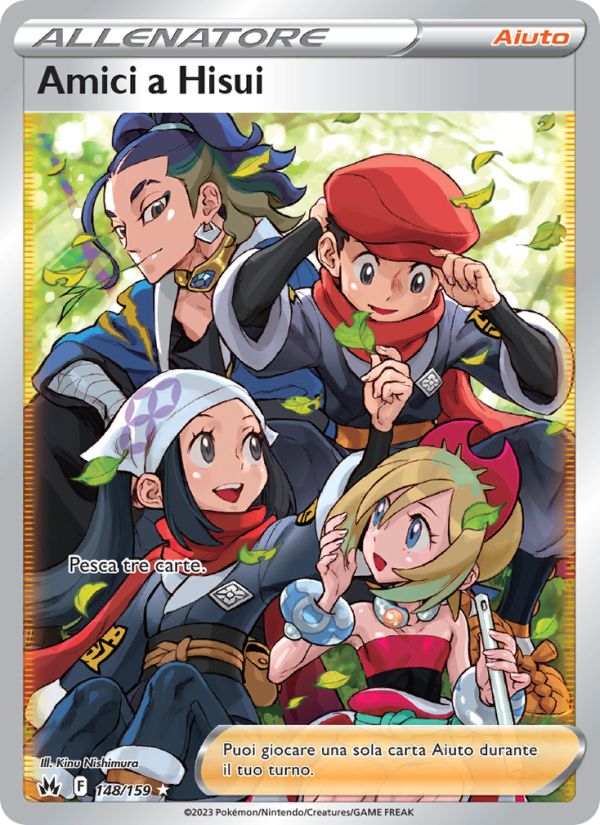 Amici a Hisui 148/230 — Crown Zenith (Italian Pokémon TCG card)