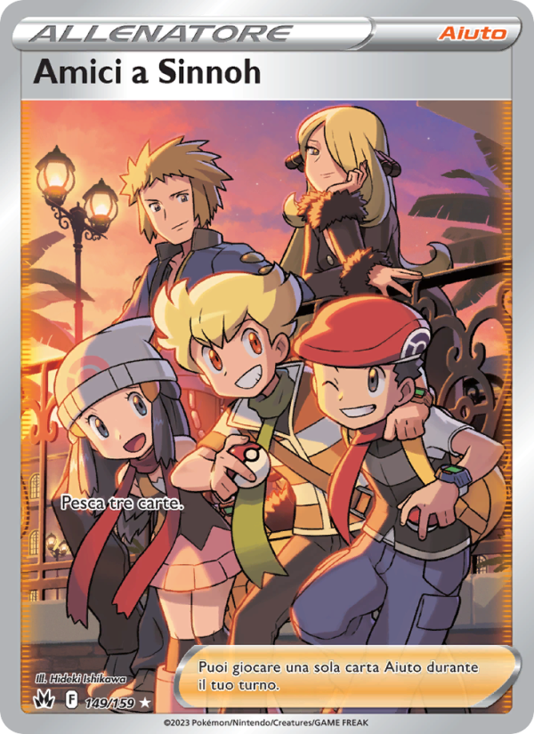 Amici a Sinnoh 149/230 — Crown Zenith (Italian Pokémon TCG card)