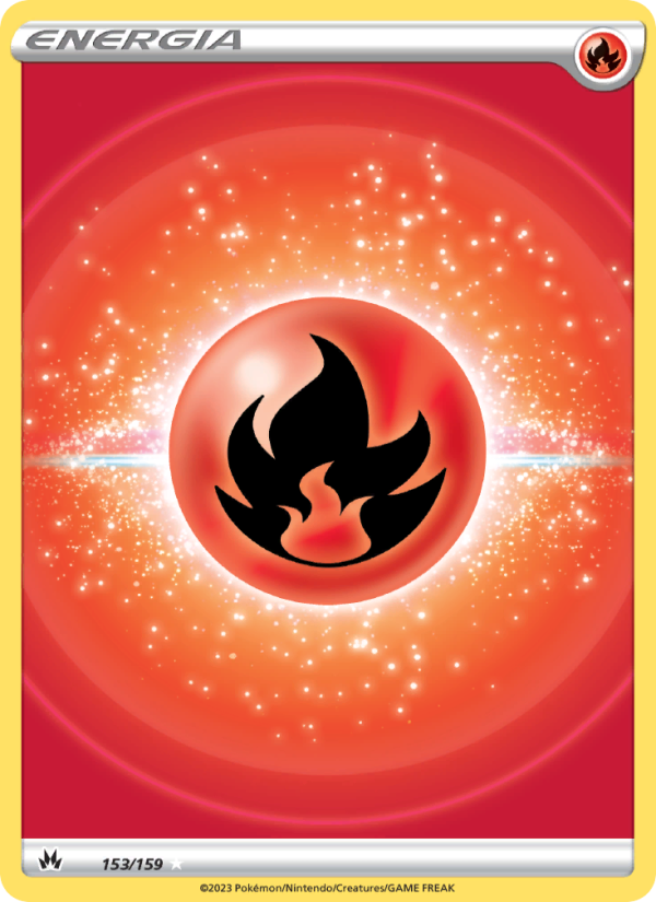 Energia Fuoco 153/230 — Crown Zenith (Italian Pokémon TCG card)