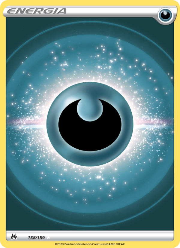 Energia Oscurità 158/230 — Crown Zenith (Italian Pokémon TCG card)