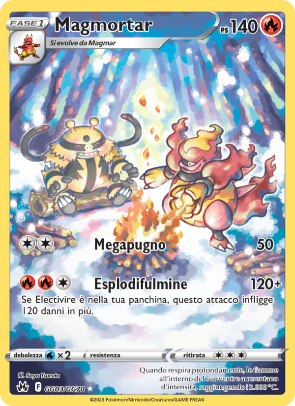 Magmortar GG03 — Crown Zenith (Italian Pokémon TCG card)
