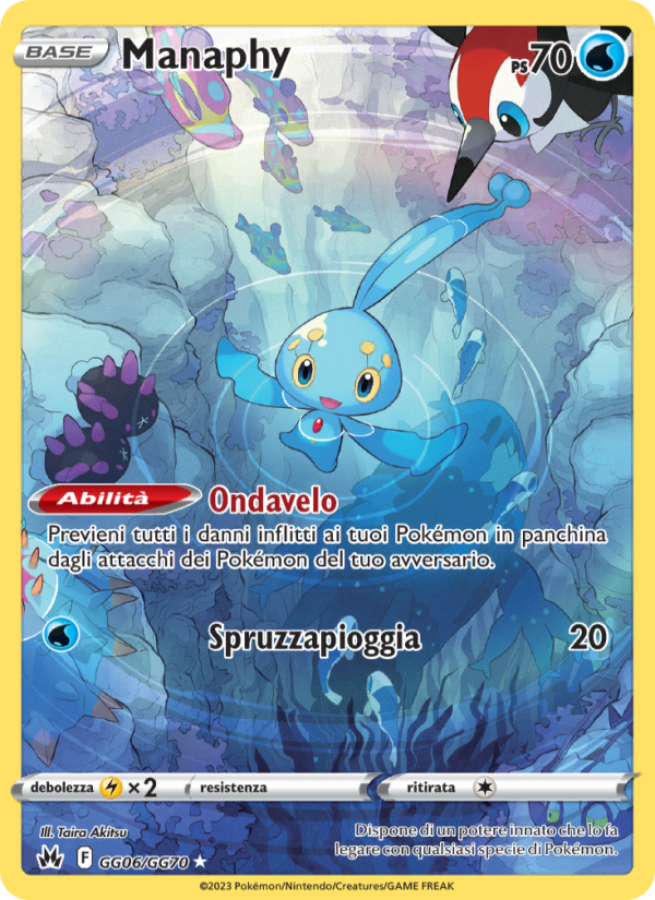 Manaphy GG06 — Crown Zenith (Italian Pokémon TCG card)