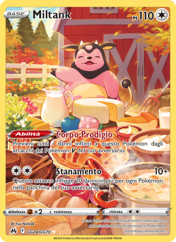 Miltank GG24 — Crown Zenith (Italian Pokémon TCG card)