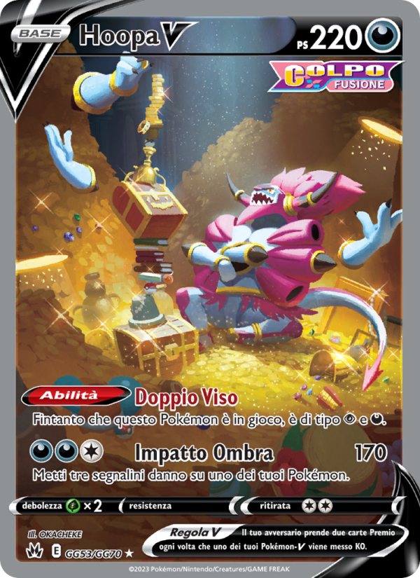 Hoopa V GG53 — Crown Zenith (Italian Pokémon TCG card)