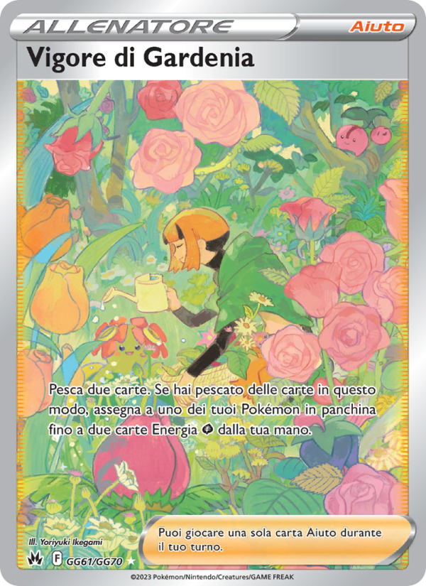Vigore di Gardenia GG61 — Crown Zenith (Italian Pokémon TCG card)