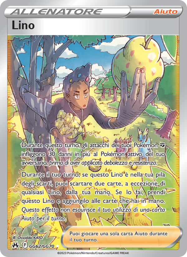 Lino GG62 — Crown Zenith (Italian Pokémon TCG card)