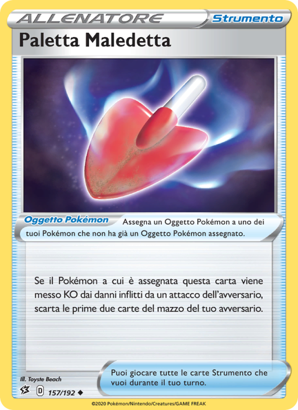 Paletta Maledetta 157/209 — Rebel Clash (Italian Pokémon TCG card)