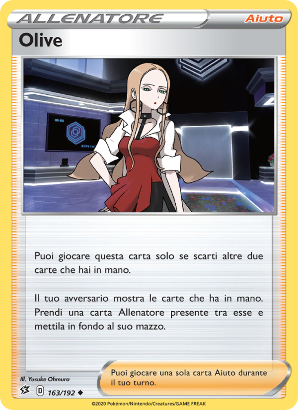 Olive 163/209 — Rebel Clash (Italian Pokémon TCG card)