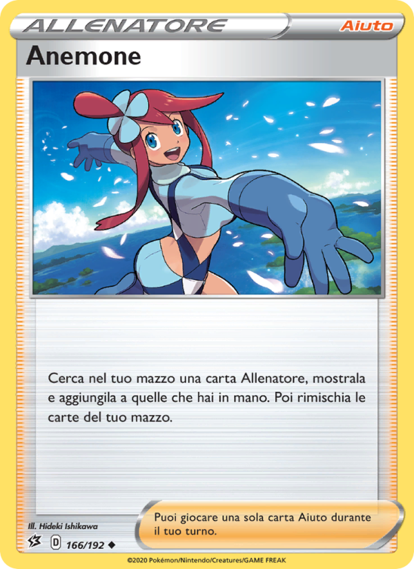 Anemone 166/209 — Rebel Clash (Italian Pokémon TCG card)